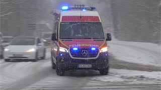 Personensuche im Schneechaos Einsatzfahrten TEL Herzogtum Lauenburg und Malteser Lübeck [upl. by Ennaisoj931]