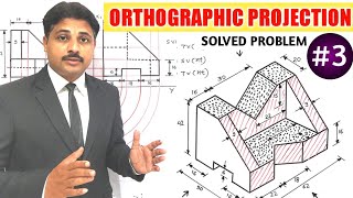 ORTHOGRAPHIC PROJECTION IN ENGINEERING DRAWING IN HINDI Part3 TIKLESACADEMYOFMATHS [upl. by Ailito711]