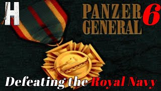 Panzer General  Defeating the Royal Navy  Retro Game  PlayStation 1  Part 6 [upl. by Imoen172]