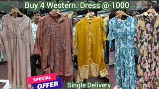 Big Discount Offers On Western Wear Collection  Buy 4 Western Dress 1000 hyderabad shopping [upl. by Nahtaoj]