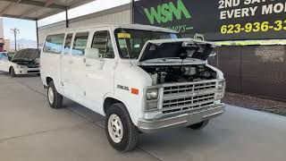 1990 Chevrolet G30 PassengerCargo Van For Virtual Online Auction August 13 2022 [upl. by Waverley958]