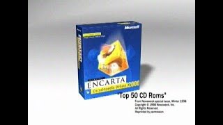 Microsoft Encarta Encyclopedia Deluxe 2000 Ad Video 1999 [upl. by Noletta]