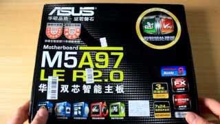 UnBoxing ASUS M5A97 LE R20 Motherboard quotDeal Extremequot [upl. by Amlas]