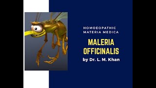 Importance of Malaria officianalis By Legendary Homeopath Dr Lm khan and Dr Gaurang Gaikwad [upl. by Coonan]