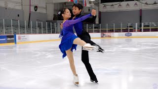 Karen Li and James Zhu dance their American Waltz to quotSnowmanquot by Sia [upl. by Norihs]