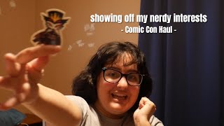 comic con haul [upl. by Whitney]