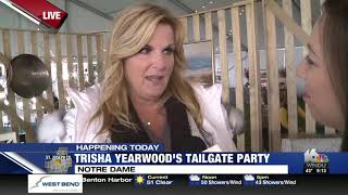 Live Interview with Trisha Yearwood Previewing Exclusive Tailgate [upl. by Seel]