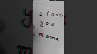 Send this to your mom ❤️ I love u mama threesisworld craft beautiful iloveyoumama mama video [upl. by Ibba611]