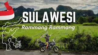 SULAWESI  Maros Rammang Rammang  Motorbike trip INDONESIA [upl. by Kerman]