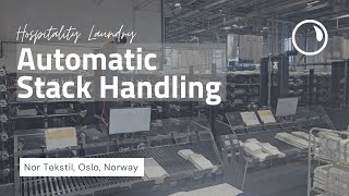 Automatic Stack Handling with Inwatec GREIT at Nor Tekstil in Oslo Norway [upl. by Ardnot]