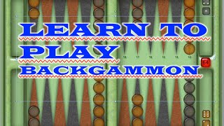 How To Play BACKGAMMON Super Easy LESSON pt 2 [upl. by Htenek]