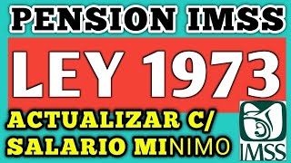 PENSION IMSS LEY 1973  ✔ México amor pension imss [upl. by Burrill104]