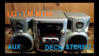 LG lm  m140 Testprezentacja wieży  LG stereo system [upl. by Sidnal214]