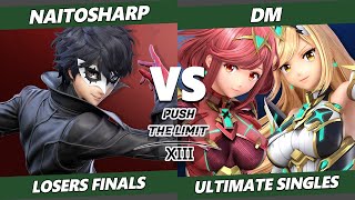 Push the Limit 13 Losers Finals  DM Pikachu Steve Vs naitosharp Joker Pyra Mythra ZSS SSBU [upl. by Anivlek]