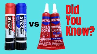 Loctite Threadlocker Gel vs Liquid [upl. by Annoed]