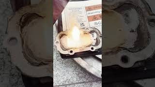 Laser Cleaning Of Residual Grease From Aluminium Auto Part [upl. by Ajax766]