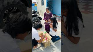 Father and daughter🥰 Daddy emi surprise istadu🤔🤗 love viralvideo trending emotional [upl. by Lyret]