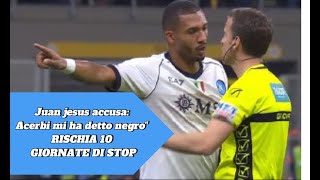 quotMi ha detto negquot cosa è successo tra Acerbi e Juan Jesus Video [upl. by Fauch]