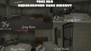 Free MLO Fivem  Underground Gang Hideout FREE MLO [upl. by Kendra]