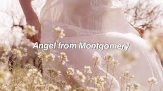 angel from montgomery  bonnie raitt lyric video [upl. by Yemorej223]