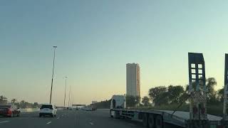 International City to Dubai Hills  DUBAI 4K drive [upl. by Yelknirb571]