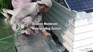 Bitumen Membrane  Bitumen Membrane Sheet  Bituminous waterproofing sheet [upl. by Joacimah]