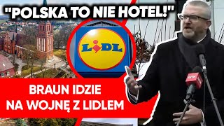 Braun na wojnie z Lidlem w Gietrzwałdzie Mieszkańcy podzieleni [upl. by Jamieson703]