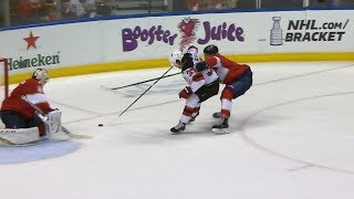 Pavel Zacha dances by Ekblad to score on terrific individual effort [upl. by Naujal144]