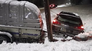 “Winter Accident  Icy Roads Gone Wrong” finland winter [upl. by Corabella]