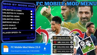 FC Mobile Mod Menu Apk V23103 Unlimited Money Unlimited Gems amp Unlimited FC Points Mod menu 2025 [upl. by Ettevets243]