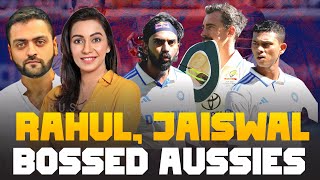 Incredible Yashasvi Jaiswal KL Rahul BOSSED Aussies with 218 runs lead India vs Australia 1st Test [upl. by Ekal]