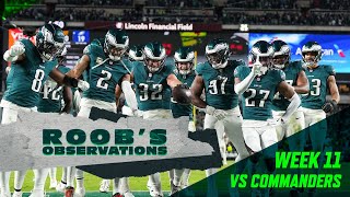 Roobs Observations Running out of words to describe the Eagles scorching defense [upl. by Yesnnyl176]