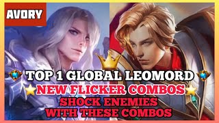 SHOCK THE ENEMIES WITH THESE COMBOS Top 1 Global Leomord Avory  Mobile Legends Tutorial 3 [upl. by Dacy]