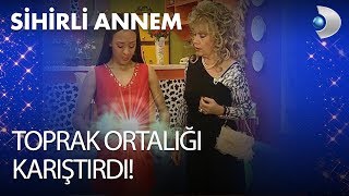 Toprak Ortalığı Karıştırdı  Sihirli Annem 60 Bölüm [upl. by Nylodam]