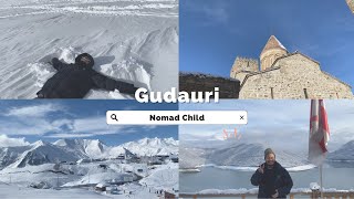 5 Winter in Georgia Gudauri Ski Resort Costs Snowboarding For the First Time amp Review [upl. by Calendra585]