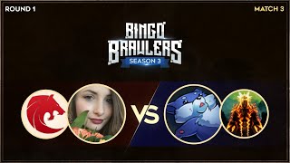 Bingo Brawlers Season 3 Day 1 Cattery vs BrinoMachino [upl. by Philly883]