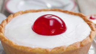 How to Make a Giant Cherry Bakewell at Home 🍒 [upl. by Leay396]