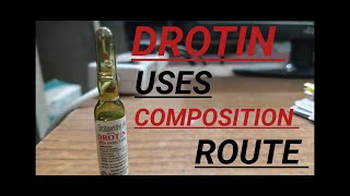 How to use Drotin Injection amp Route  drotin injection [upl. by Gasser476]