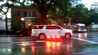 New Haven Fire Department Emergency 3 responding 8324 [upl. by Felic]