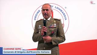 Generale di Brigata dell’Esercito Italiano Carmine Sepe  Biologi siete le sentinelle del Belpaese [upl. by Bianchi]