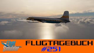 MSFS Flugtagebuch 251  DC6  LPFRLXGB Faro  Gibraltar [upl. by Kirsteni]