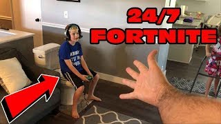 Kid Wont Stop Playing Fortnite For ANYTHING  Brings Toilet To Living Room  Original [upl. by Arnulfo]