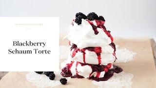 Blackberry Pavlova How To Recipe  Gluten Free [upl. by Khanna653]