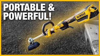 Super Long Runtime DeWalt 20v XR 14in Folding String Trimmer [upl. by Ihsakat]