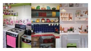 Ideas para decorar cocinas sencillas  hogar y más [upl. by Ahsenet83]