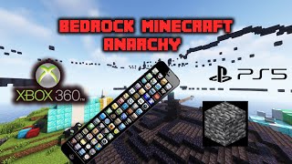 Best Minecraft Bedrock Anarchy Server 2023 [upl. by Nirret87]