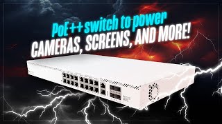 CRS320 8P 8B 4SRM our first PoE super switch [upl. by Englebert]