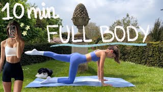 10MIN everyday full body hourglass pilates workout  no equipment  beginner friendly [upl. by Hodosh533]