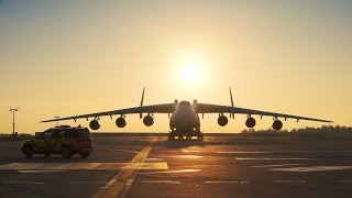 Antonov An225 v Praze DOKUMENT [upl. by Asusej]