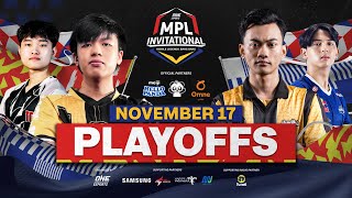 ENGLISH ONE Esports MPL Invitational 2023  Day 3  Playoffs [upl. by Hedveh97]